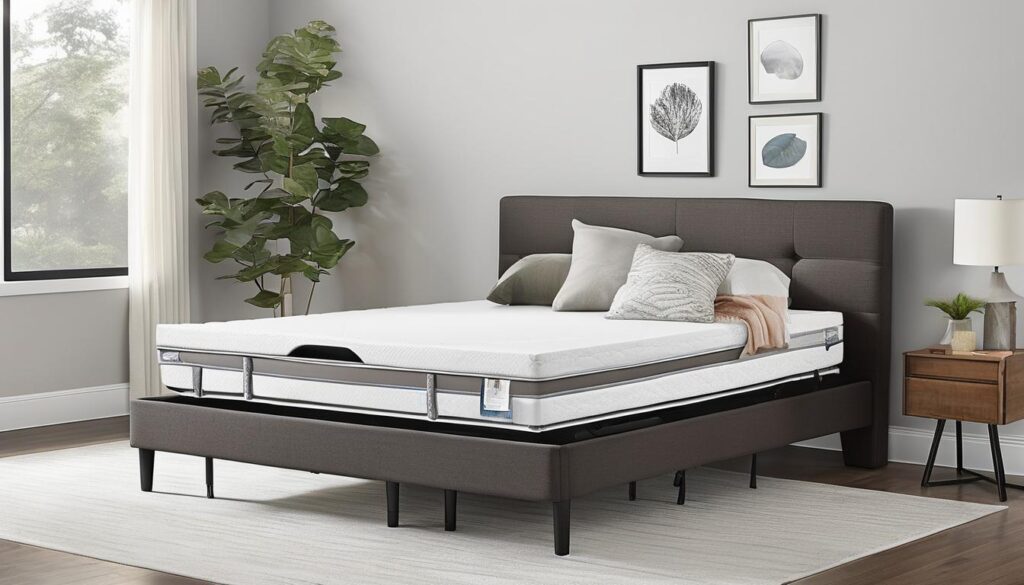 Can you use an adjustable base with a box spring image 2