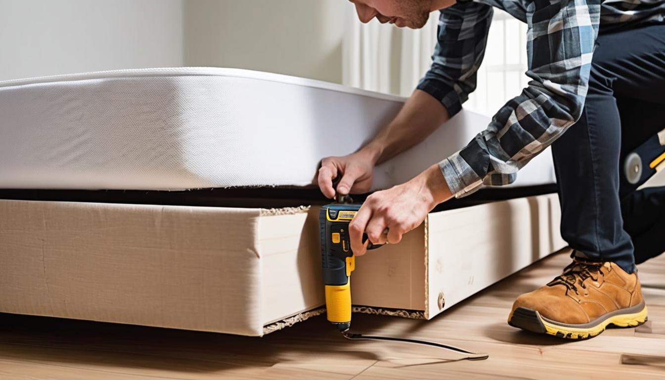 How to fix a squeaky box spring image